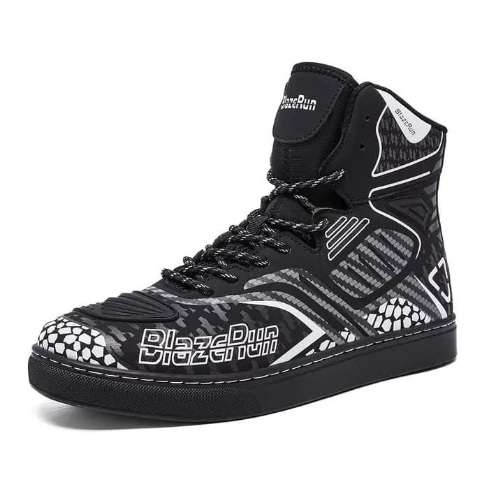Chaussures de moto imperméables pour hommes, bottes de protection pour Motocross, respirantes et ant