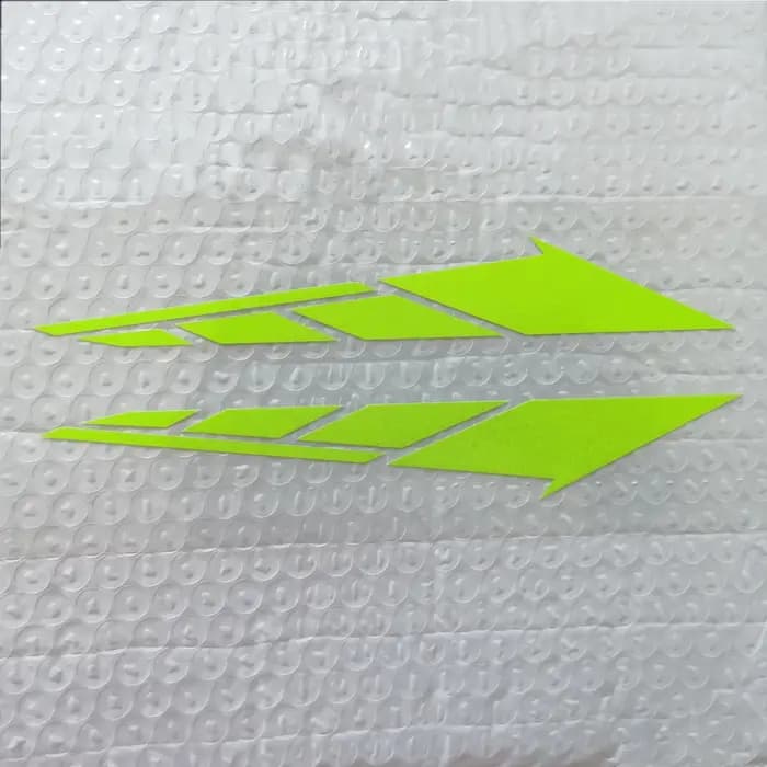 Autocollants universels pour garde-boue avant de moto, décoration de carrosserie, autocollant réfléc
