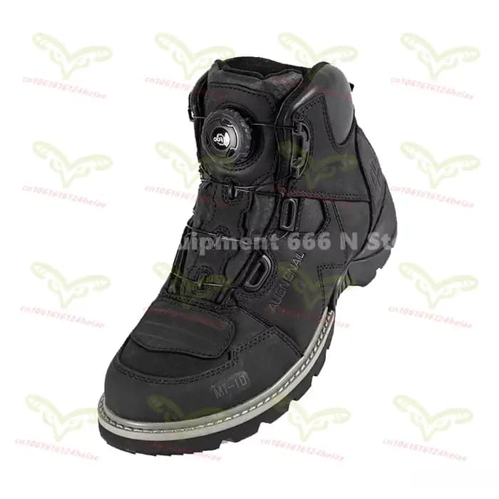Bottes de course moto MT-20 antidérapantes MT-10 imperméables en cuir avec boucle de pouce