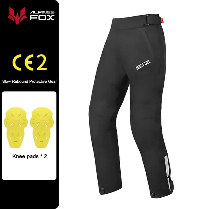 Pantalon de moto d'hiver pour hommes, pantalon à dégagement rapide, protecteurs CE intégrés, chaud e