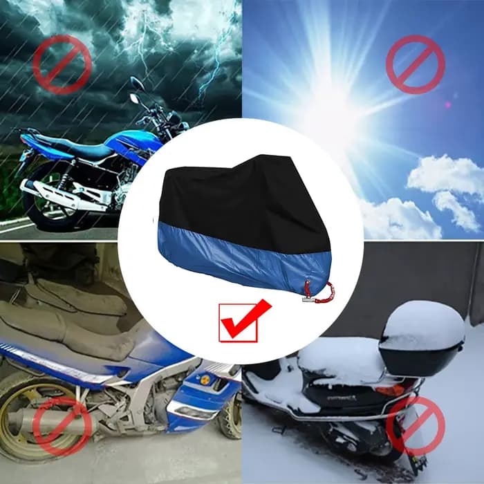 Housse de protection UV universelle pour moto, M L XL 2XL 3XL 4XL, pour l'extérieur, toutes saisons,