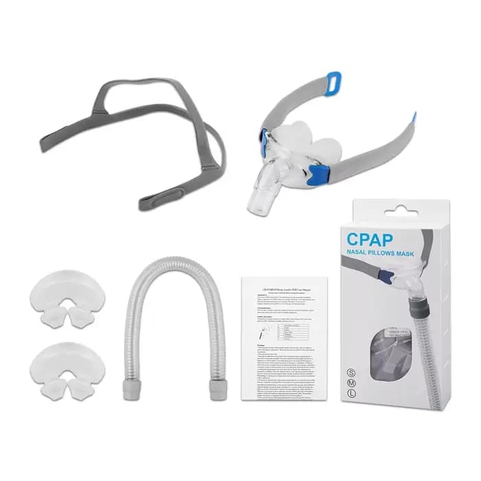 Accessoires CPAP S M L : Masque nasal à coussinets confortables pour l'apnée du sommeil et anti-ronf