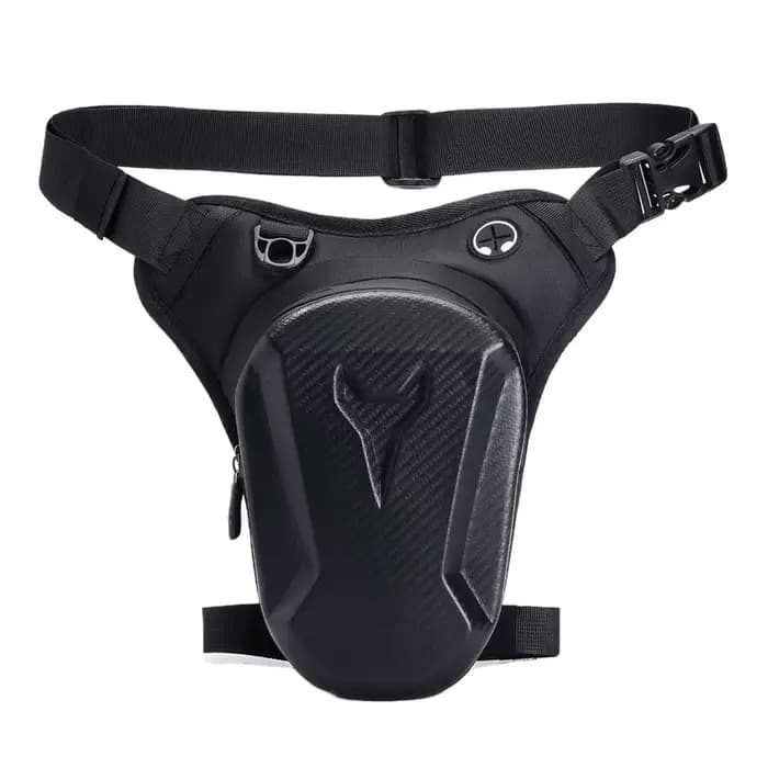 Sacoche de jambe imperméable pour moto, sacoche rigide de taille et bandoulière, sacoche de cuisse, 