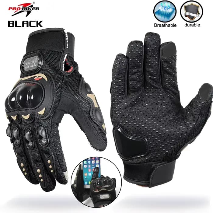 Gants de course de moto Knight, gants de cyclisme avec équipement de protection pour honda Kawasaki 