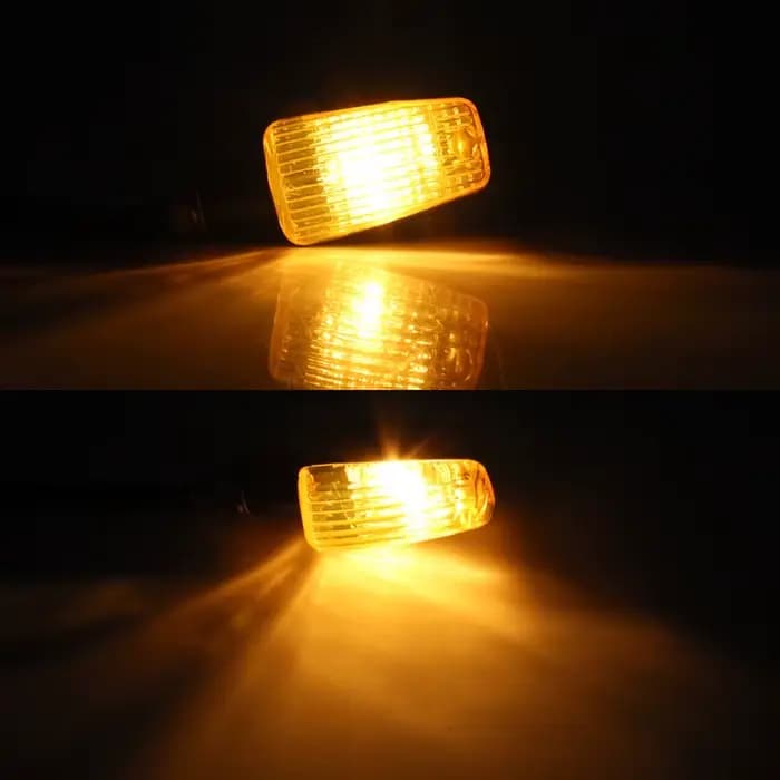 4 pièces universel moto Blub clignotant lampe clignotants clignotants Signal ambre vélo moto accesso