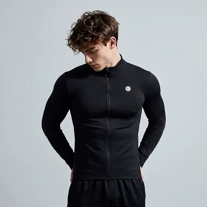 Veste pour homme RION, coupe-vent, en polaire thermique, pour course à pied en plein air, coupe ajus