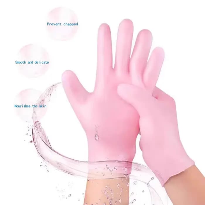 Une paire de gants hydratants pour éliminer les crevasses sèches, utilisez une crème pour les mains 