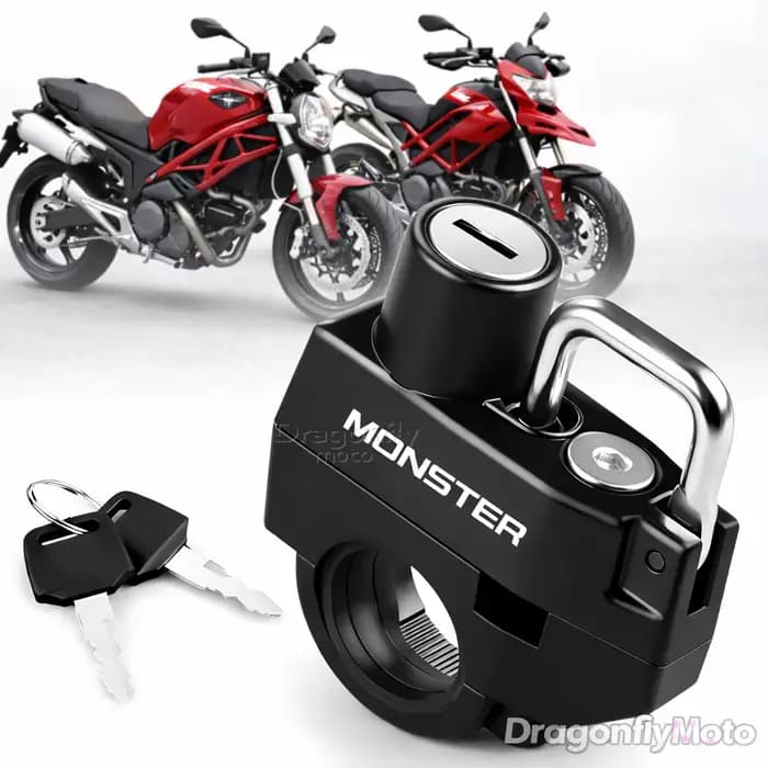 Verrou de casque de moto pour DUCATI Monster 796 Hypermotard Monster 696 695 2015, dispositif de ver