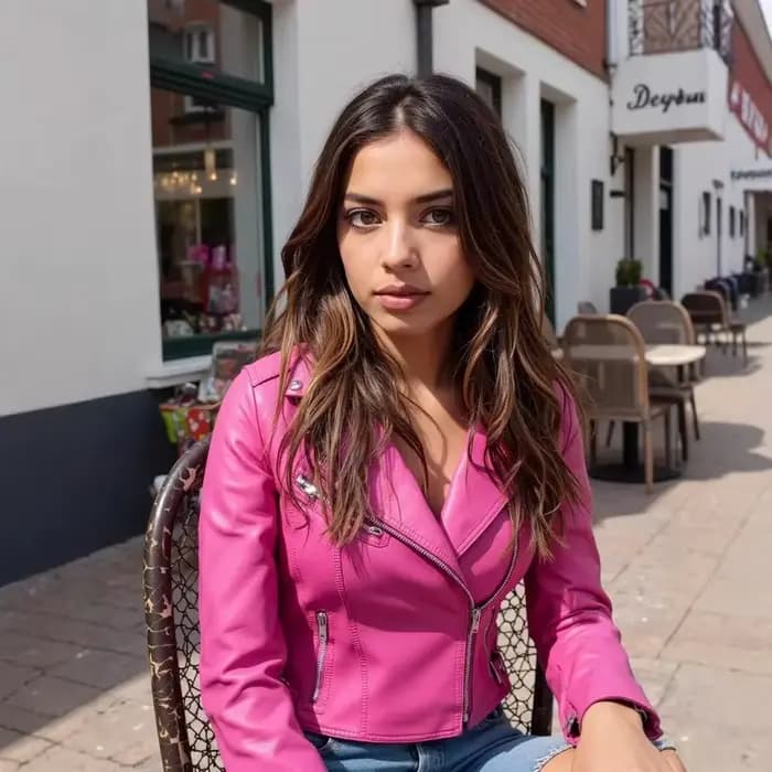 Blouson en cuir PU rouge rétro pour femme, style urbain, avec fermeture éclair, rembourré, coupe-ven