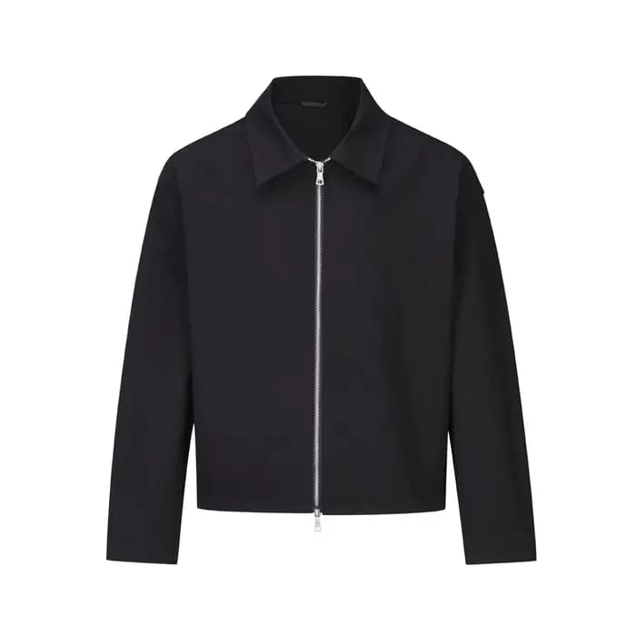 Veste à revers simple rétro de style américain, tendance, polyvalente, veste courte décontractée noi