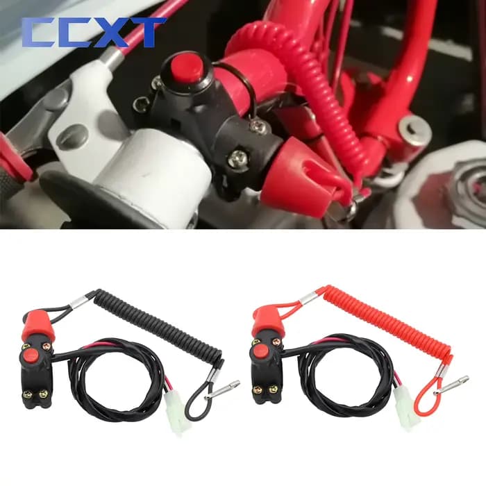 Joli à bouton-poussoir universel pour moto, lanière TWindsor pour bateau, arrêt d'urgence du moteur,