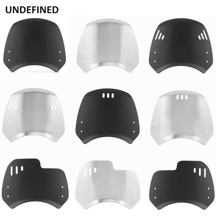 Déflecteur de vent universel pour pare-brise de moto, phare rond pour Husqvarna, Yamaha XSR, Royal E