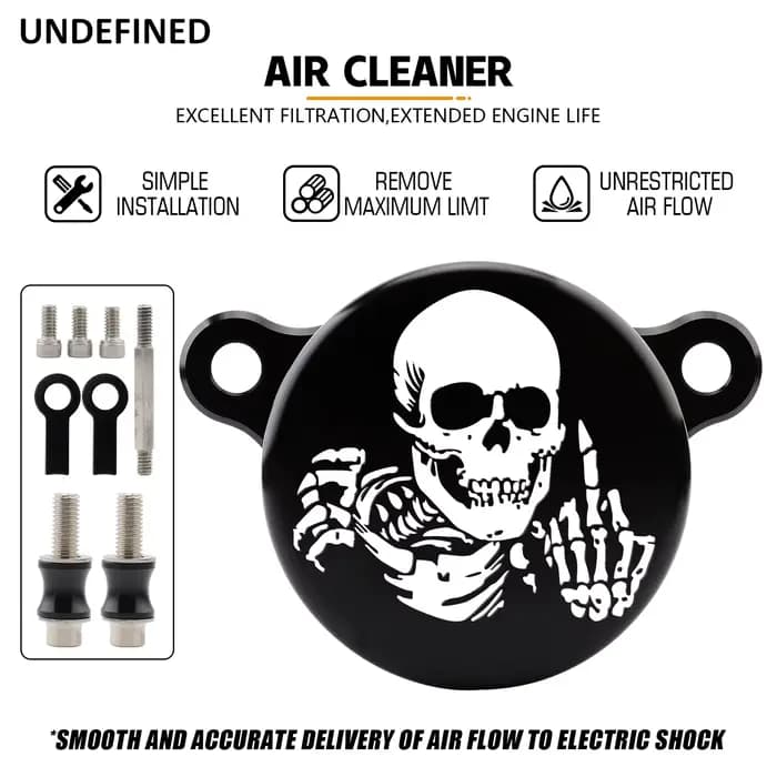 Système d'admission de filtre à Air de crâne de moto pour Harley Sportster XL883 XL1200 Iron 883 qua