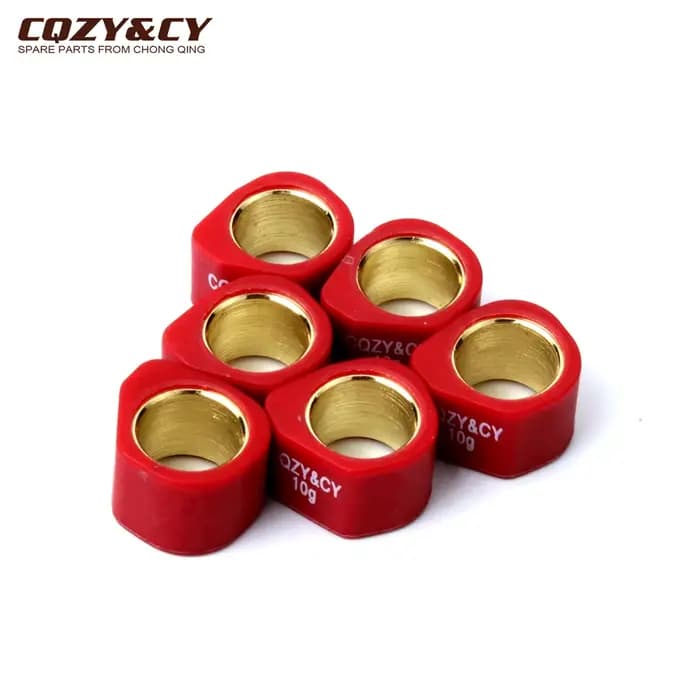 Poids de rouleau de variateur de course, 6 pièces, 20x15mm, 8g, 10g, 13g, 15g, 19g, pour Suzuki Burg