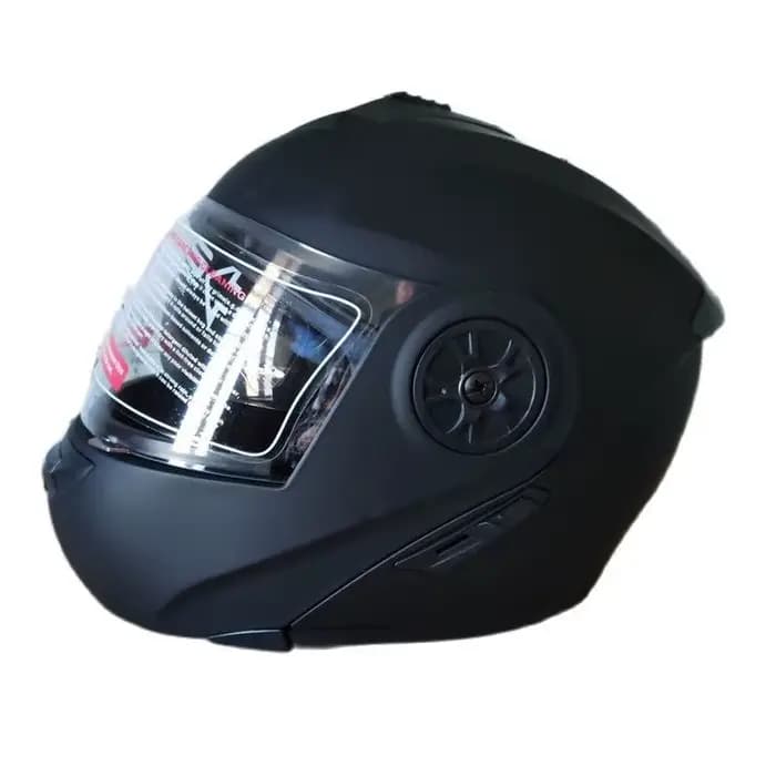 Casque de moto modulaire de sécurité approuvé DOT, visière intérieure à double lentille, fonction ra