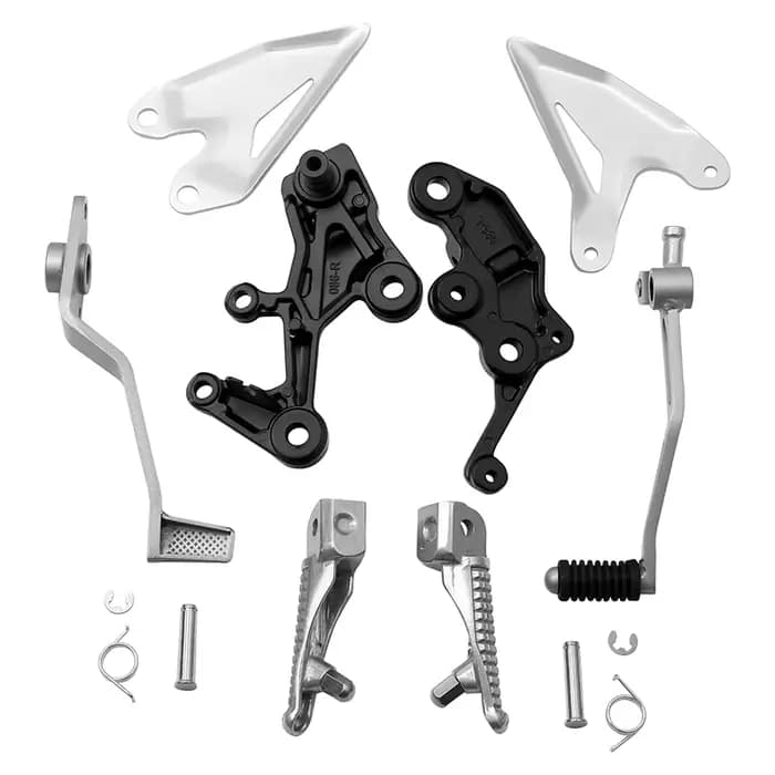 Support de repose-pieds pour conducteur avant de moto, pour Kawasaki Ninja 400 2018-2024 Z400 2019-2