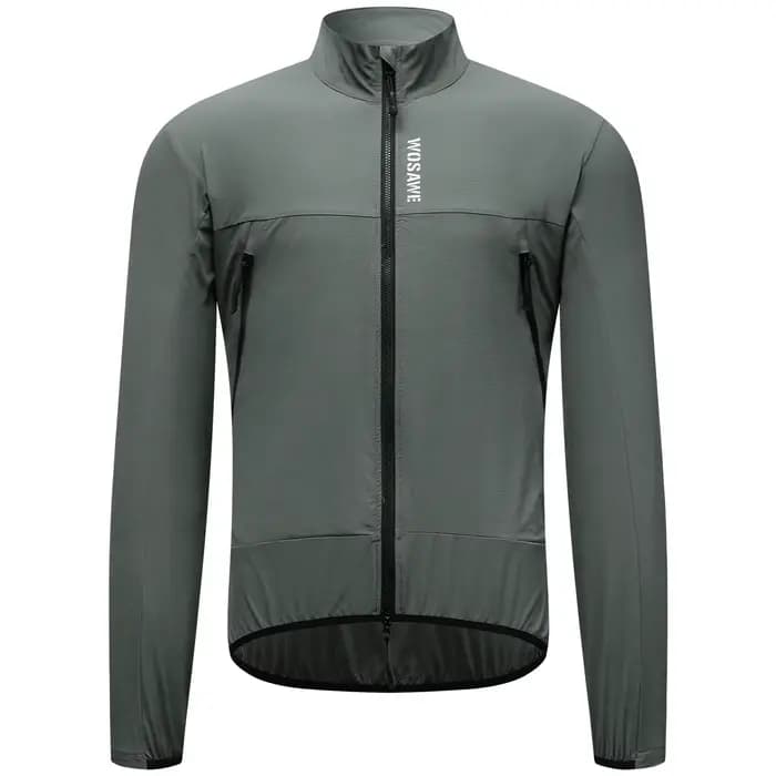 WOSAWE – veste de vélo pour hommes, gilet en Jersey à manches longues, manteau coupe-vent, coupe-ven