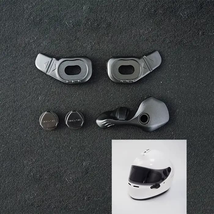 Vis de fixation de visière de casque de moto, accessoires de décoration de lentille, boucle décorati