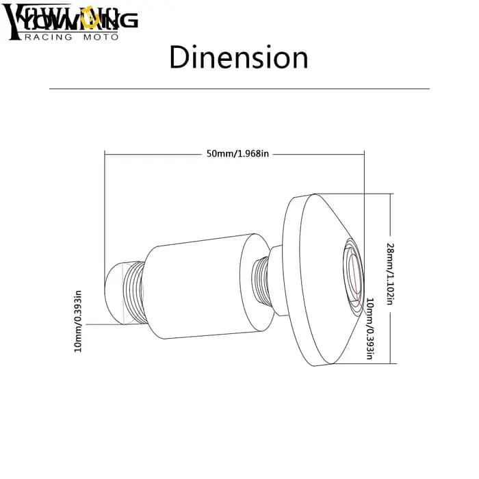 Poignées de guidon de moto 7/8 "22MM, embout de barre de poignée pour Granturismo 125/200 GTS 125/25