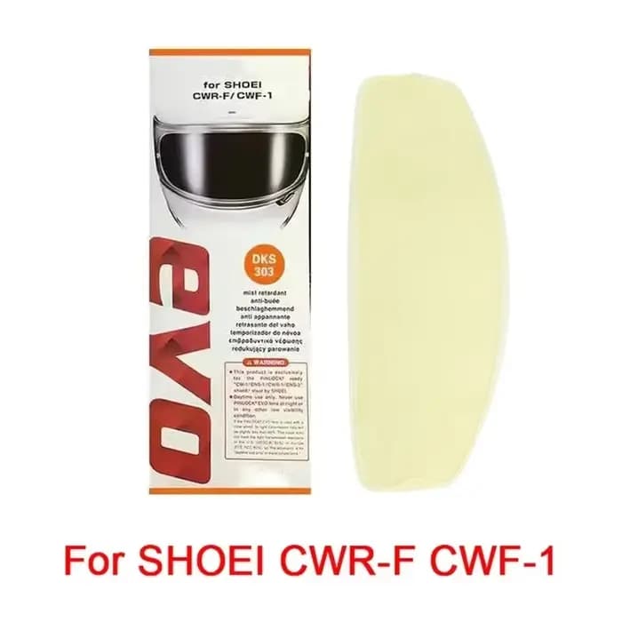 Visière de casque de moto, Film Anti-buée, Film d'objectif pour SHOEI X14 CW-1 CWR-1 CNS-1 CNS-3 CWR