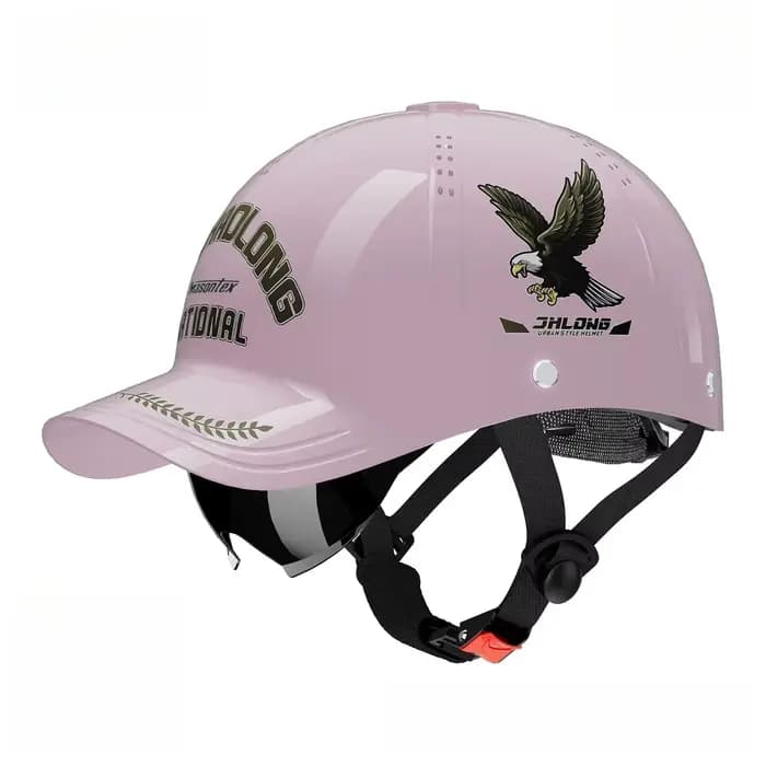 Nouveau pare-soleil pour casque de moto, casque semi-rigide rétro respirant pour moto et vélo électr