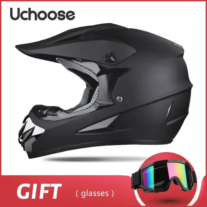 Casque de moto tout-terrain pour hommes et femmes adultes, motocross, descente, course, classique, V