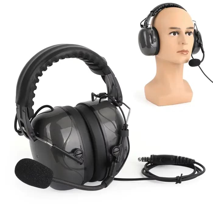 Artudatech – casque d'aviation, casque pilote antibruit, prise 7.1mm, excellent Design acoustique