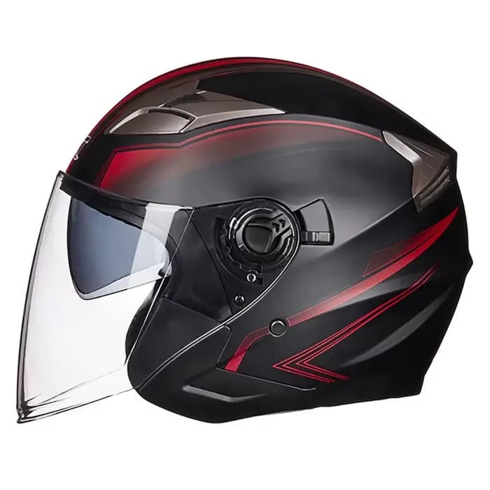 BEON – casque De Moto pour hommes et femmes, ouvert au visage, Vintage, 3/4