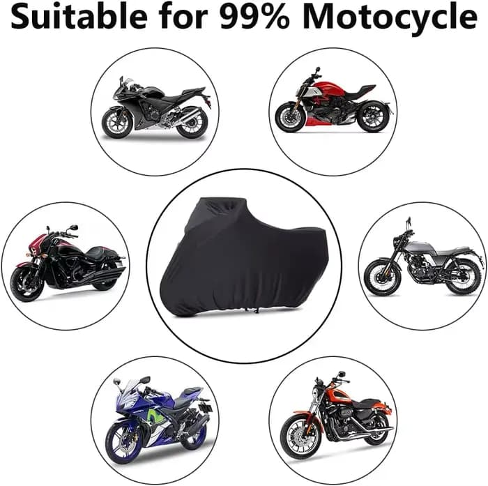 Housses de protection UV universelles pour motos d'intérieur, housse anti-poussière pour moteur de v