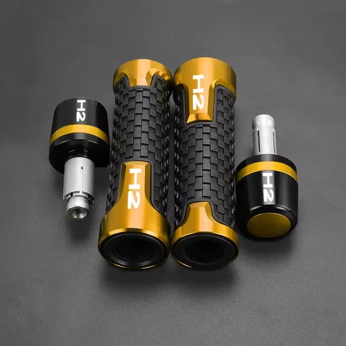 Levier d'embrayage de frein CNC réglable avec poignées et extrémités, accessoires de moto, logo h2, 