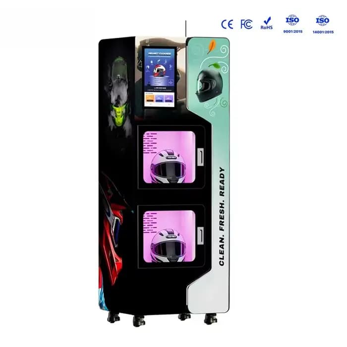 Laveur-sécheur automatique de casques avec fonction de désinfection, équipement de nettoyage de casq