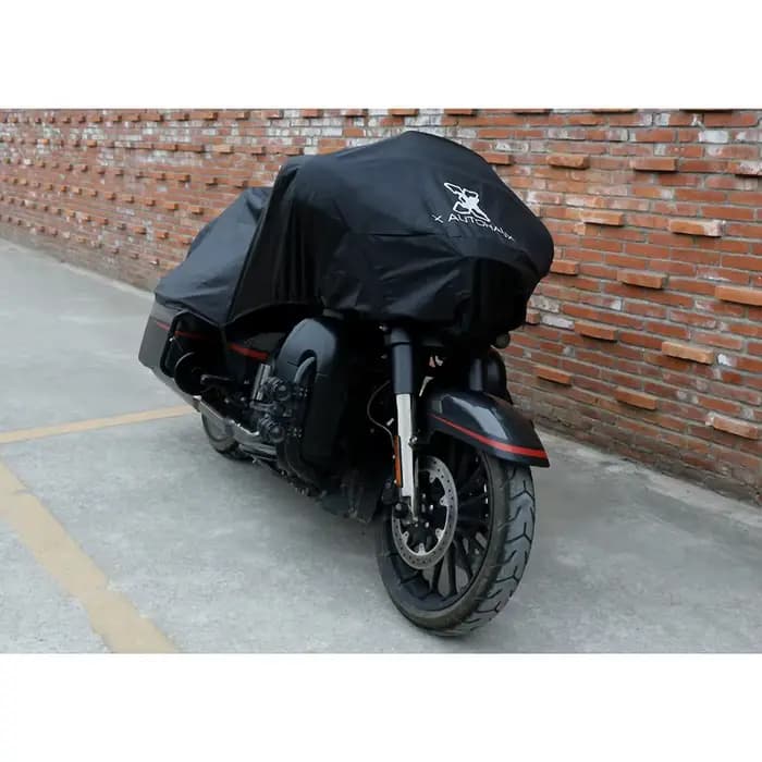 X Autohaux 210T demi-housse de moto de voyage, imperméable à l'eau, à l'extérieur, à la poussière, à