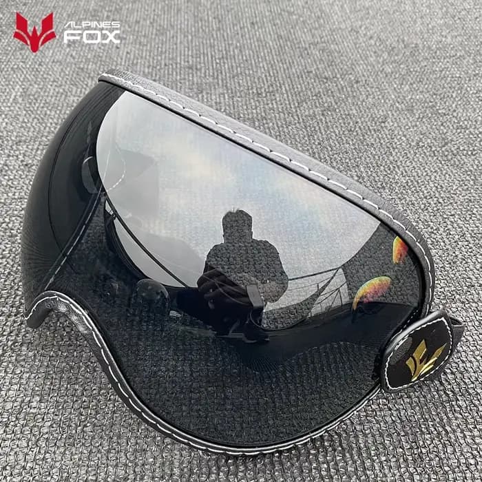 Lunettes de casque de moto universelles pour Shoei Vintage lunettes de casque intégral casque de Mot