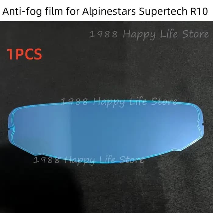 Film Anti-buée pour Alpinestars Supertech R10, Film pour visière de casque, autocollant pour casque,