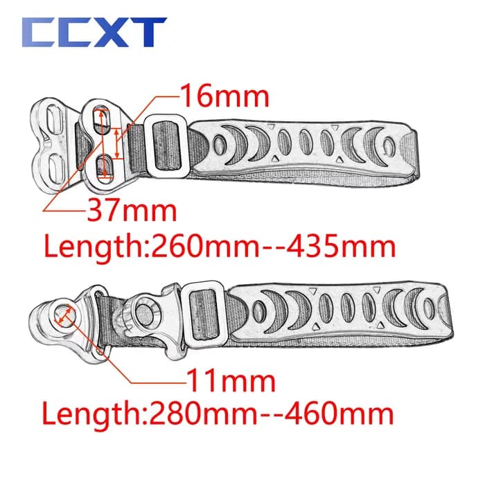 Sangle de traction de sauvetage pour siège avant et arrière de moto CNC, ceinture Slin pour KTM Kawa