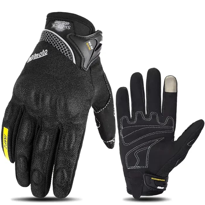 Gants de moto d'été certifiés CE, respirants, gants de course, fonction tactile, gants de moto, gant