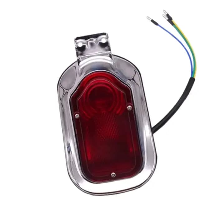 Feu arrière de moto, éclairage de plaque d'immatriculation pour la plupart des motos avec 12V DC pou