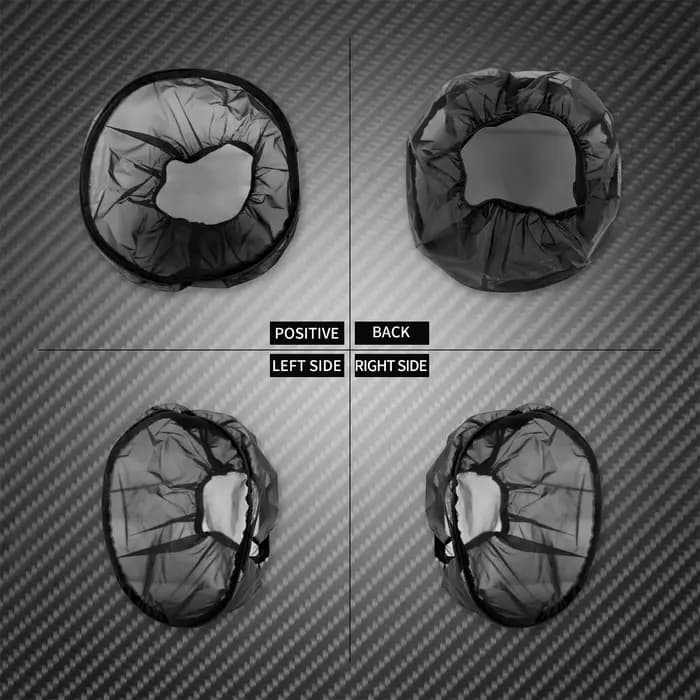 Couvercle de filtre à Air pour chaussettes de pluie de moto, couvercle de protection étanche noir po