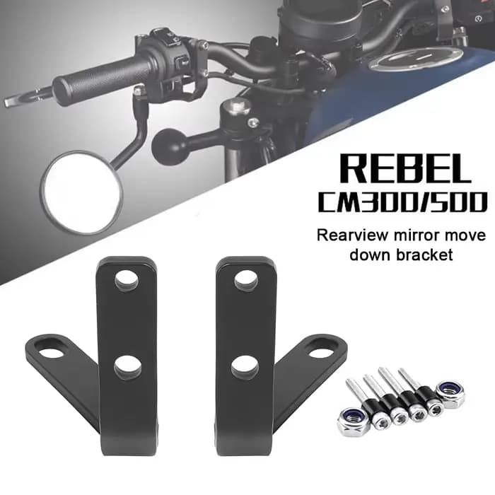 Support de projecteur de rétroviseur latéral de guidon de moto, accessoires pour Rebel CMX 500 300 p