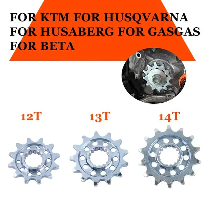 Pignon de chaîne avant 520 engrenage de chaîne 12 13 14 dents pour KTM SX SXF XC XCF XCW EXC MXC pou