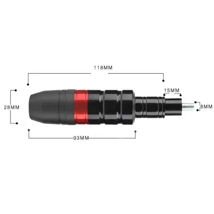 Barre de Protection Anti-chute en Aluminium CNC pour Moteur de Moto, 1 Paire, 8mm, Nouveau Scooter, 