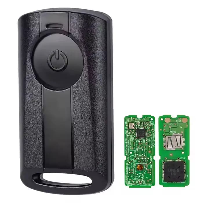 KEYECU – clé télécommande de moto, carte originale pour Yamaha AEROX JAUNS QBIX XMAX NVX ID49, puce 