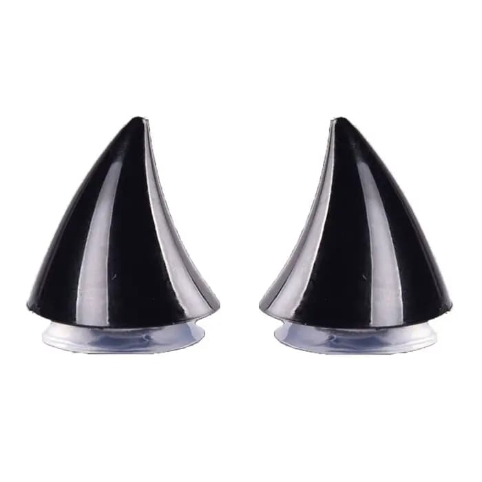 Corne d'angle en caoutchouc pour Moto, 2 pièces, décorations mignonnes pour casque de Motocross tout