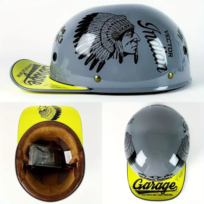 Casque de Moto hommes rétro casques de Moto casquette de Baseball personnalité Capacete Moto casque 