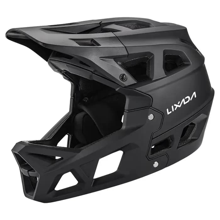 Casque VTT intégral pour adultes de course de descente avec 31 évents et visière réglable, équipemen