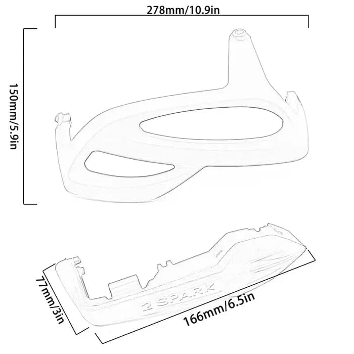 Couvercle de bougie d'allumage de capot de moto, couvercle latéral Anti-chute pour BMW R1200GS R1200