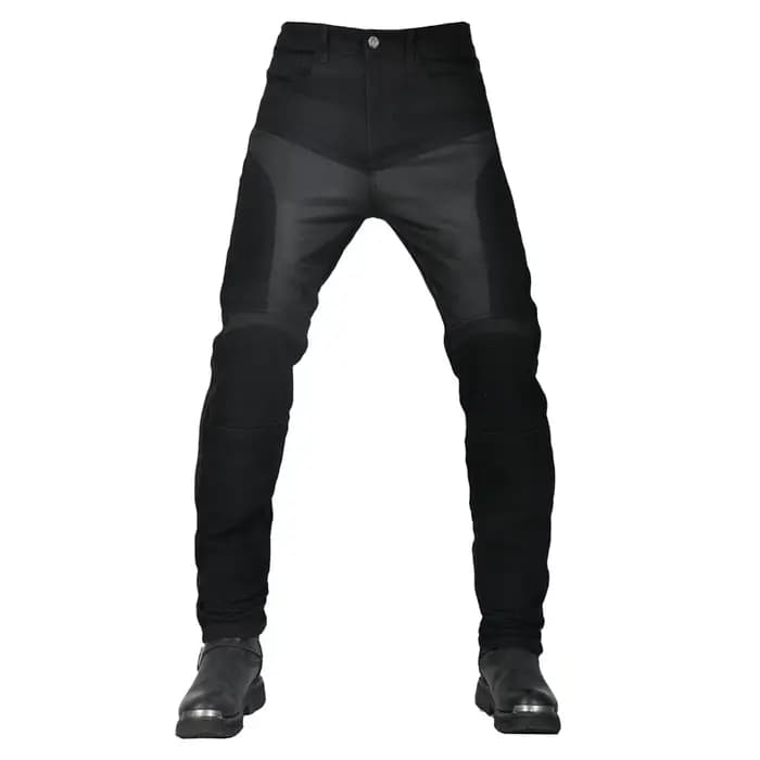 Pantalon d'équitation de moto en maille pour homme, jean de course de motocross, coupe couvertes, an