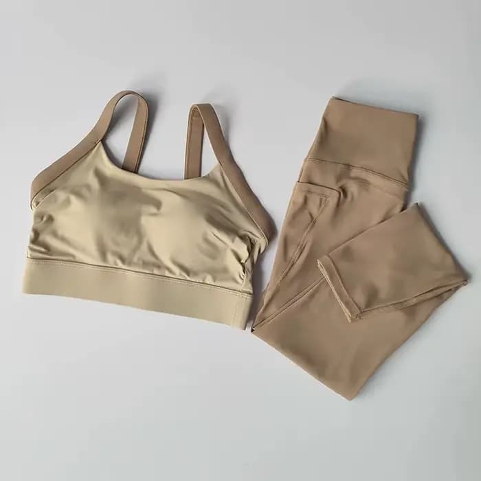 Costume de Yoga pour femmes, ensemble de 2 pièces haut de gamme, ensembles d'entraînement, vêtements