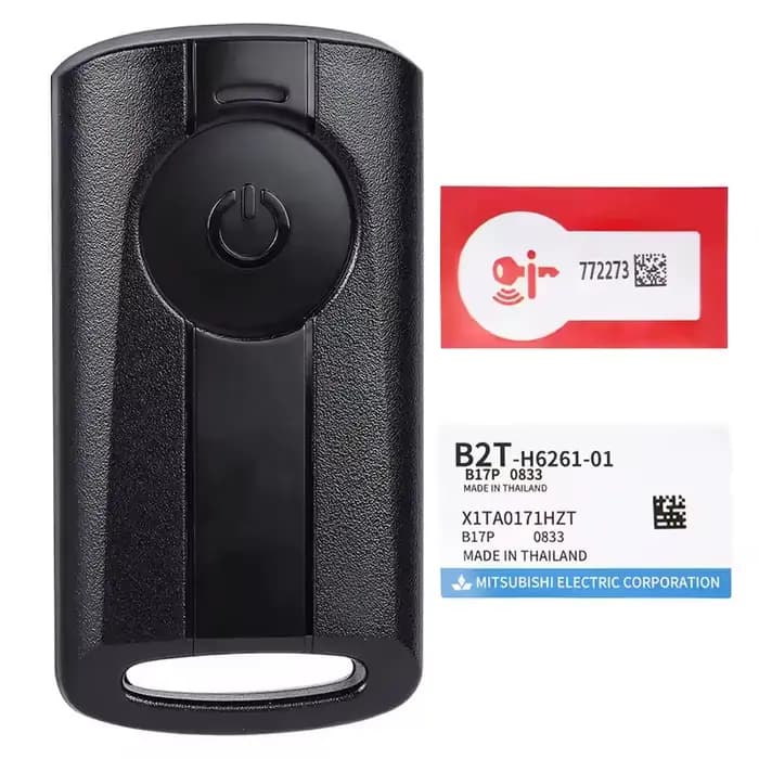 KEYECU – clé télécommande de moto, carte originale pour Yamaha AEROX JAUNS QBIX XMAX NVX ID49, puce 