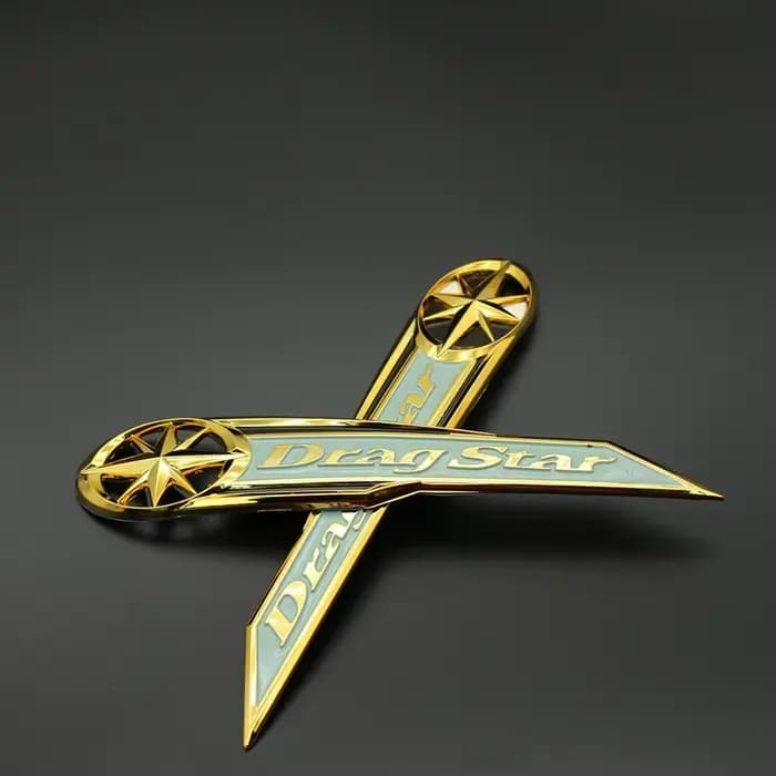 Insigne Précieux de Carburant Dragstar de Moto, Emblème, Autocollants de Décoration, Garniture pour 